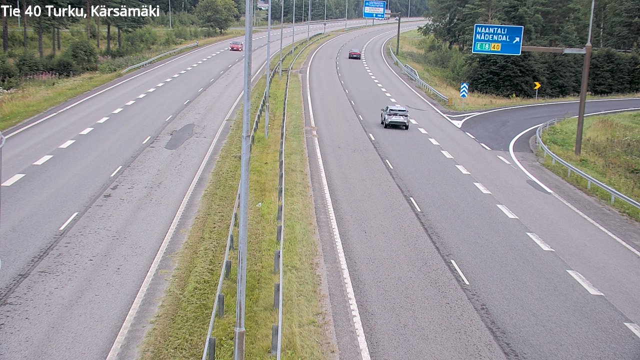 Weather Camera Image Road 40 Turku, Kärsämäki, Turku, Varsinais-Suomi