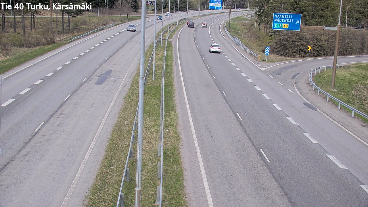 Kelikamerat Kuva Tie 40 Turku, Kärsämäki, Turku, Varsinais-Suomi