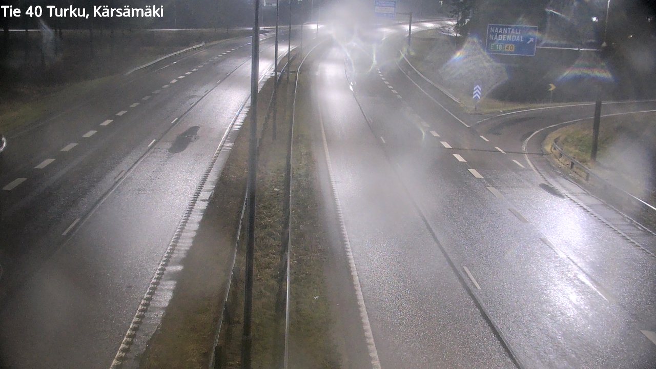 Weather Camera Image Väg 40 Åbo, Kärsämäki, Turku, Varsinais-Suomi