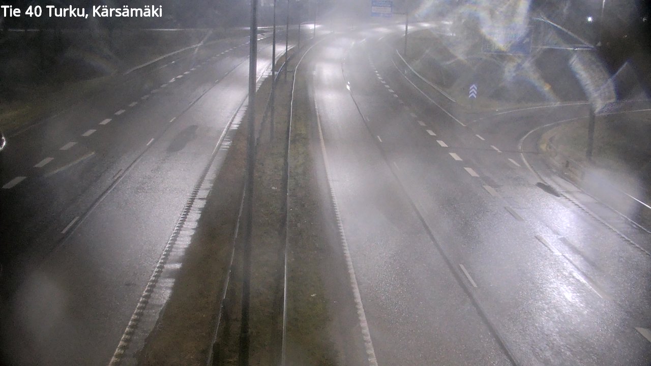 Weather Camera Image Väg 40 Åbo, Kärsämäki, Turku, Varsinais-Suomi