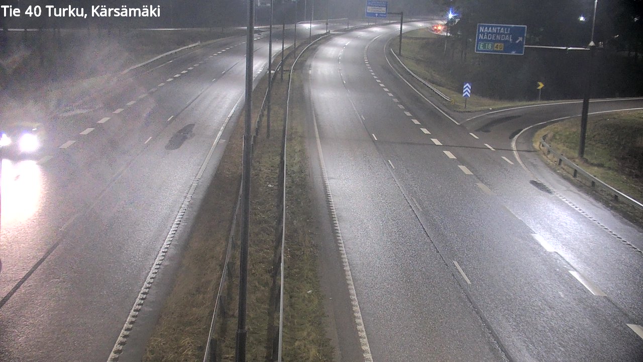Weather Camera Image Väg 40 Åbo, Kärsämäki, Turku, Varsinais-Suomi