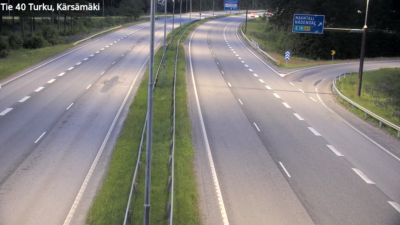 Weather Camera Image Road 40 Turku, Kärsämäki, Turku, Varsinais-Suomi