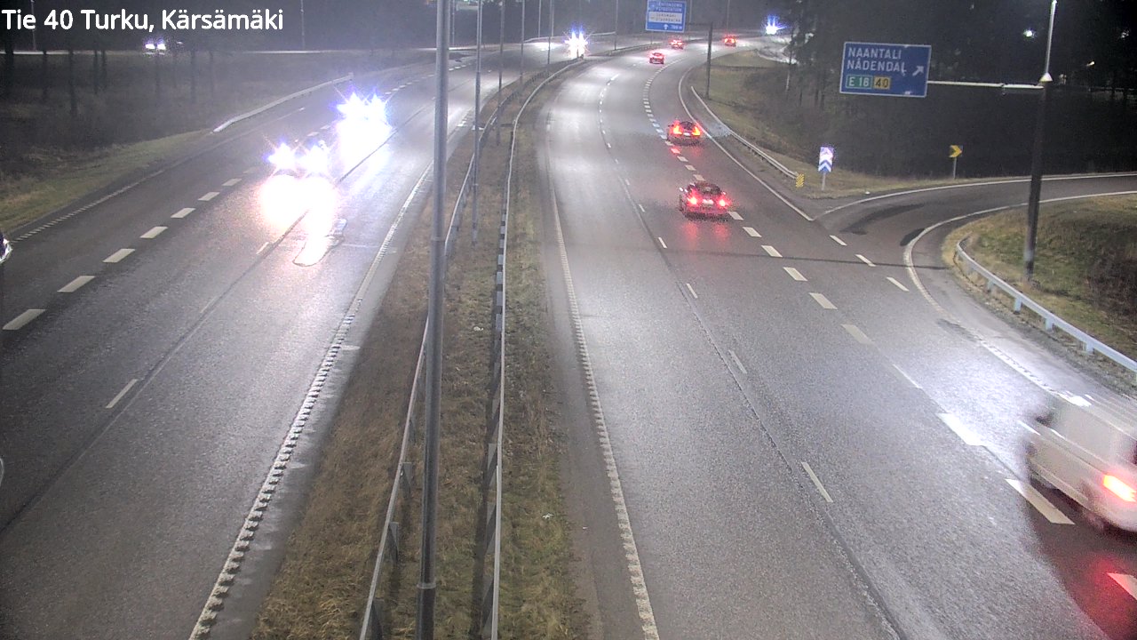 Weather Camera Image Väg 40 Åbo, Kärsämäki, Turku, Varsinais-Suomi
