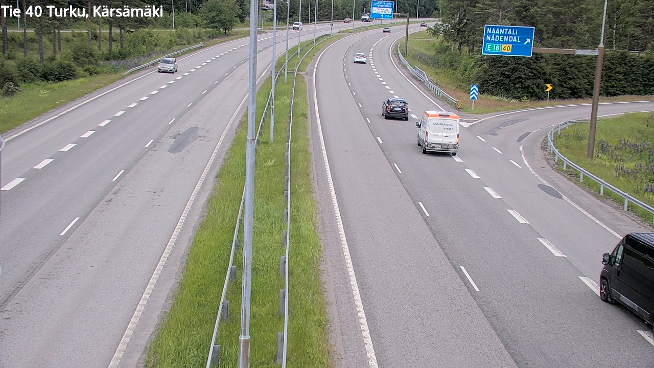 Weather Camera Image Road 40 Turku, Kärsämäki, Turku, Varsinais-Suomi