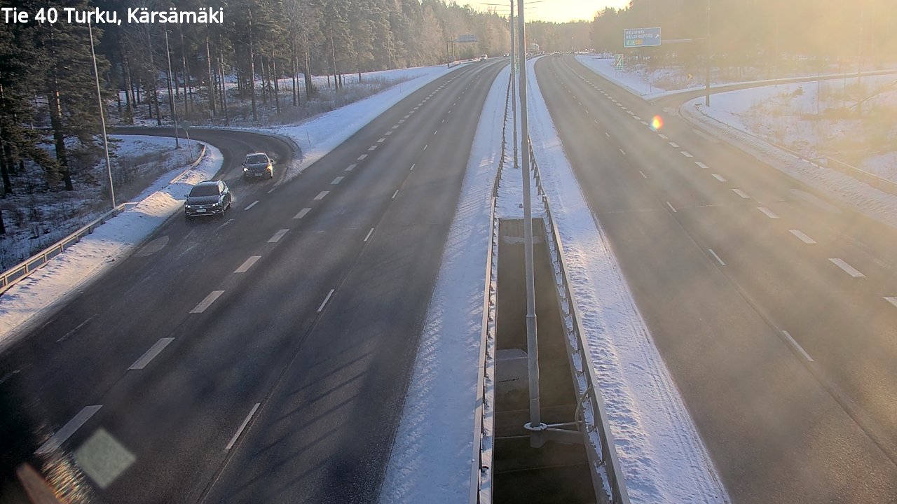 Weather Camera Image Road 40 Turku, Kärsämäki, Turku, Varsinais-Suomi