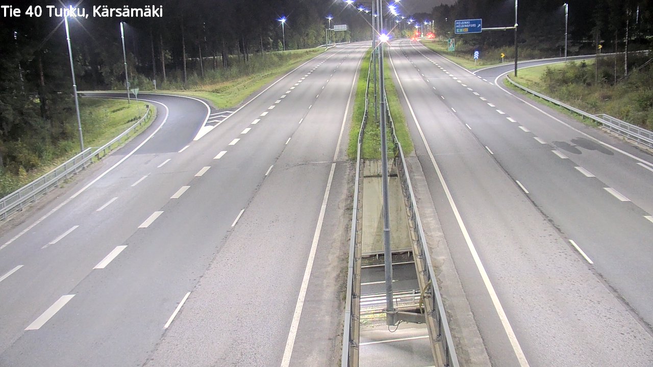 Weather Camera Image Väg 40 Åbo, Kärsämäki, Turku, Varsinais-Suomi