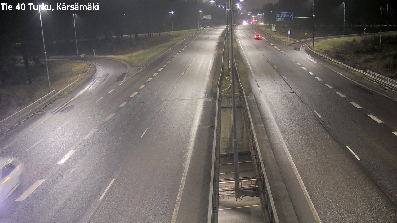 Weather Camera Image Väg 40 Åbo, Kärsämäki, Turku, Varsinais-Suomi