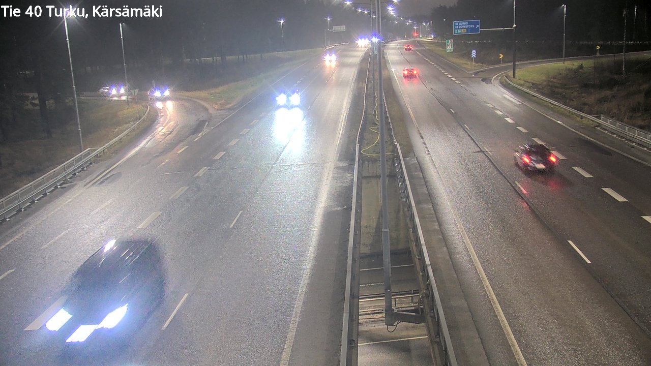 Weather Camera Image Väg 40 Åbo, Kärsämäki, Turku, Varsinais-Suomi
