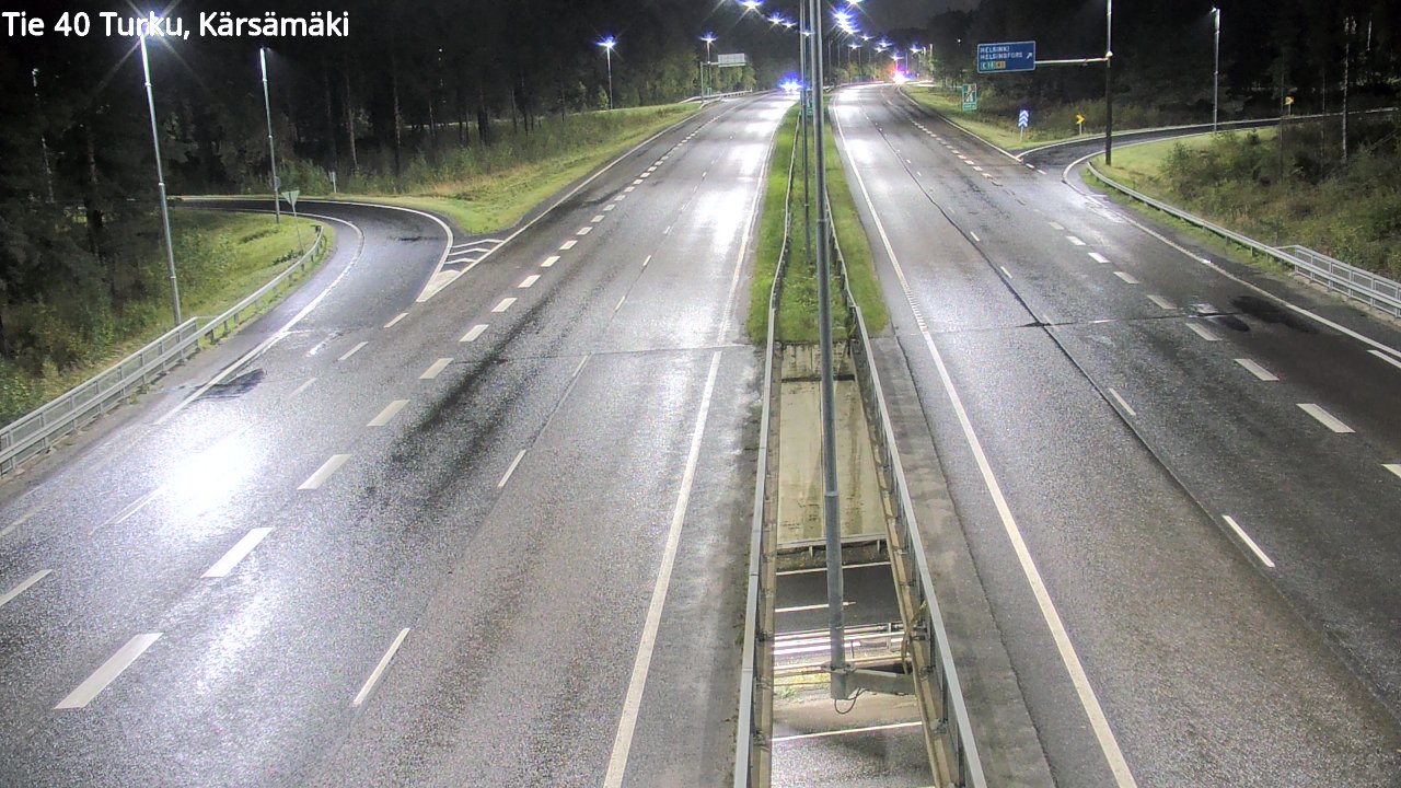 Weather Camera Image Väg 40 Åbo, Kärsämäki, Turku, Varsinais-Suomi