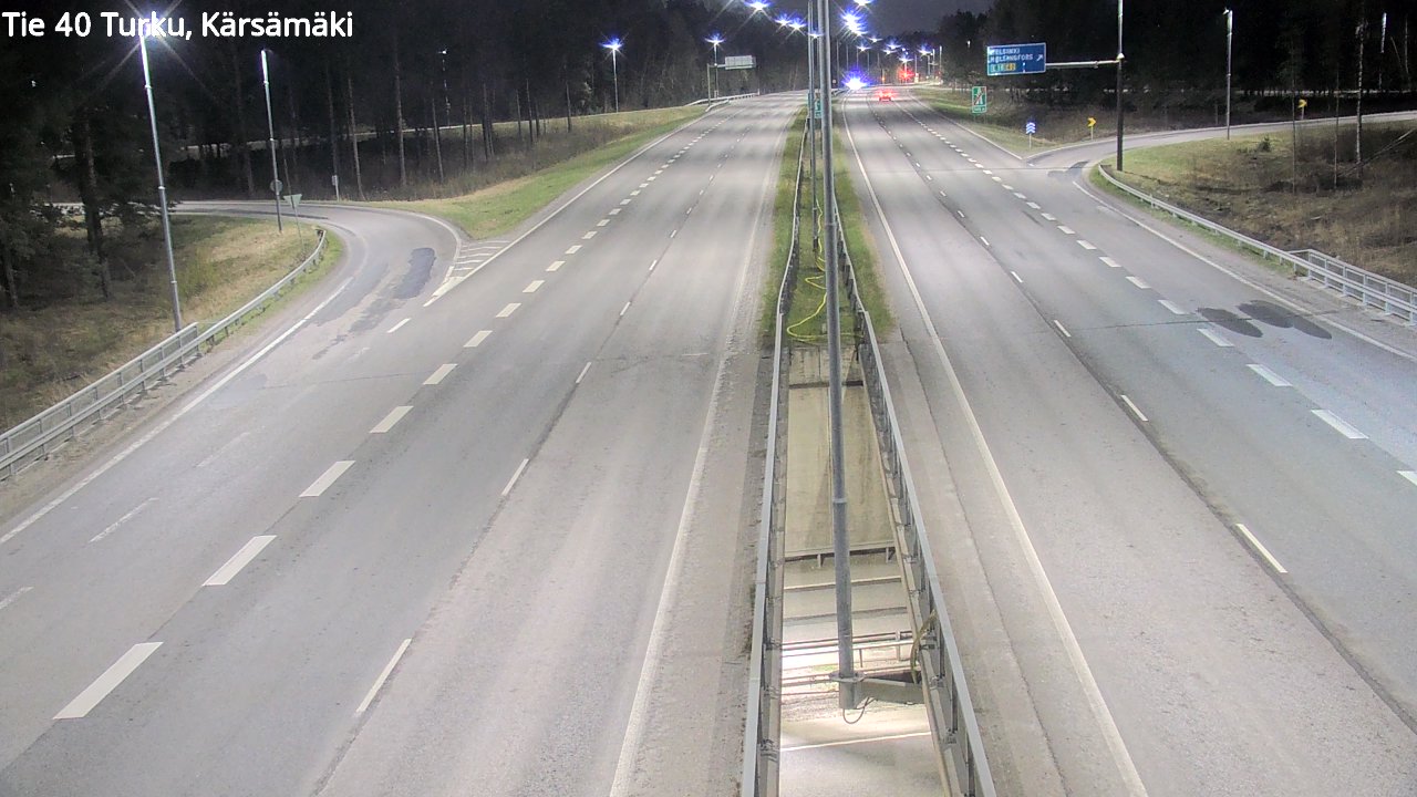 Weather Camera Image Road 40 Turku, Kärsämäki, Turku, Varsinais-Suomi