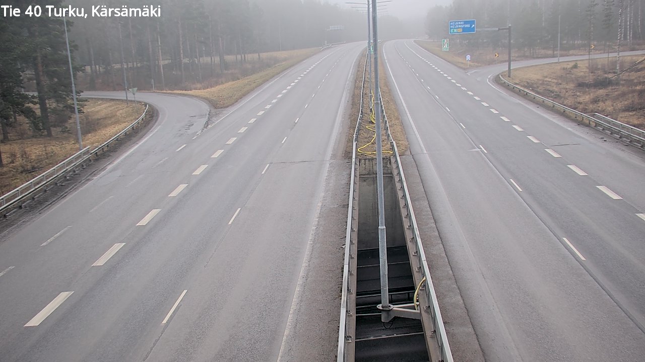 Weather Camera Image Väg 40 Åbo, Kärsämäki, Turku, Varsinais-Suomi