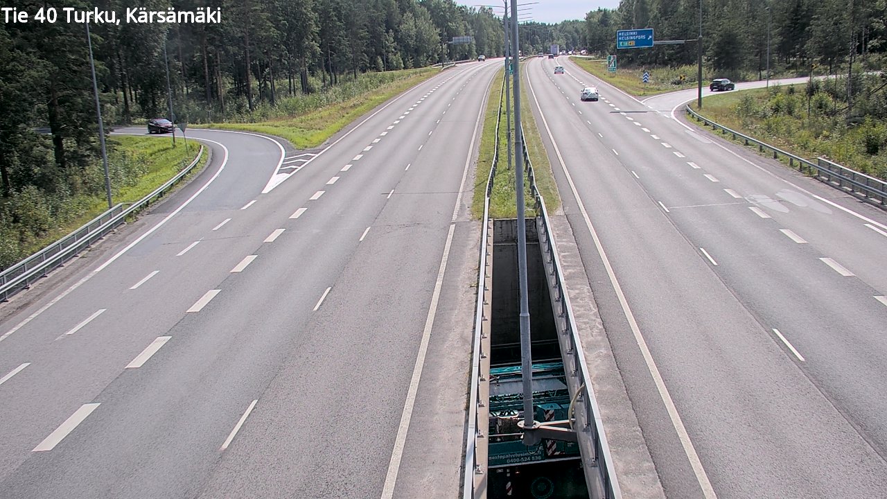 Weather Camera Image Road 40 Turku, Kärsämäki, Turku, Varsinais-Suomi