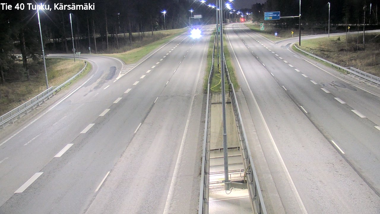 Weather Camera Image Road 40 Turku, Kärsämäki, Turku, Varsinais-Suomi
