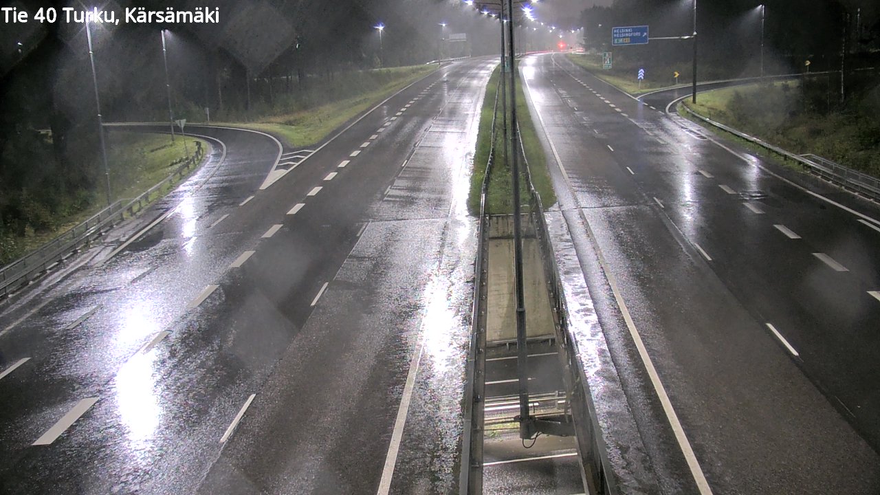 Weather Camera Image Väg 40 Åbo, Kärsämäki, Turku, Varsinais-Suomi