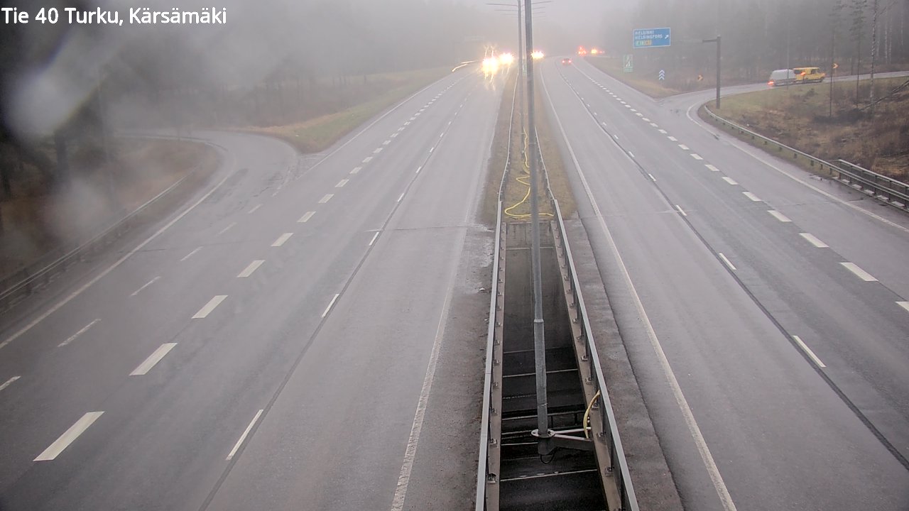 Weather Camera Image Väg 40 Åbo, Kärsämäki, Turku, Varsinais-Suomi
