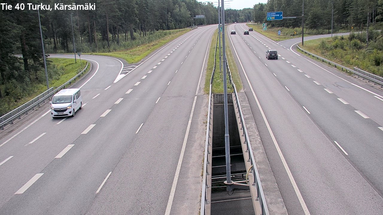 Weather Camera Image Road 40 Turku, Kärsämäki, Turku, Varsinais-Suomi