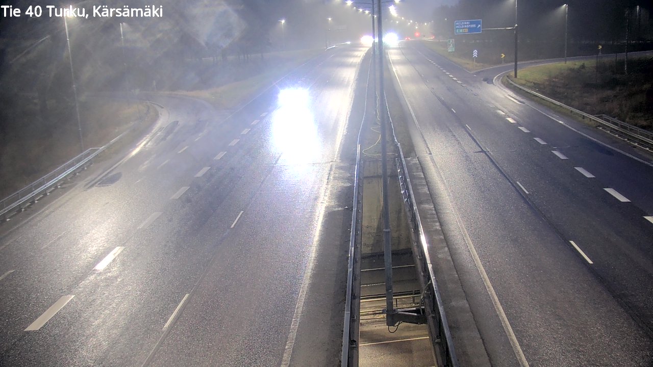 Weather Camera Image Väg 40 Åbo, Kärsämäki, Turku, Varsinais-Suomi