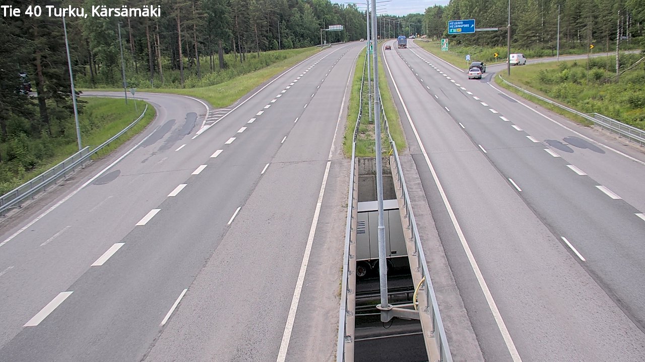Weather Camera Image Road 40 Turku, Kärsämäki, Turku, Varsinais-Suomi