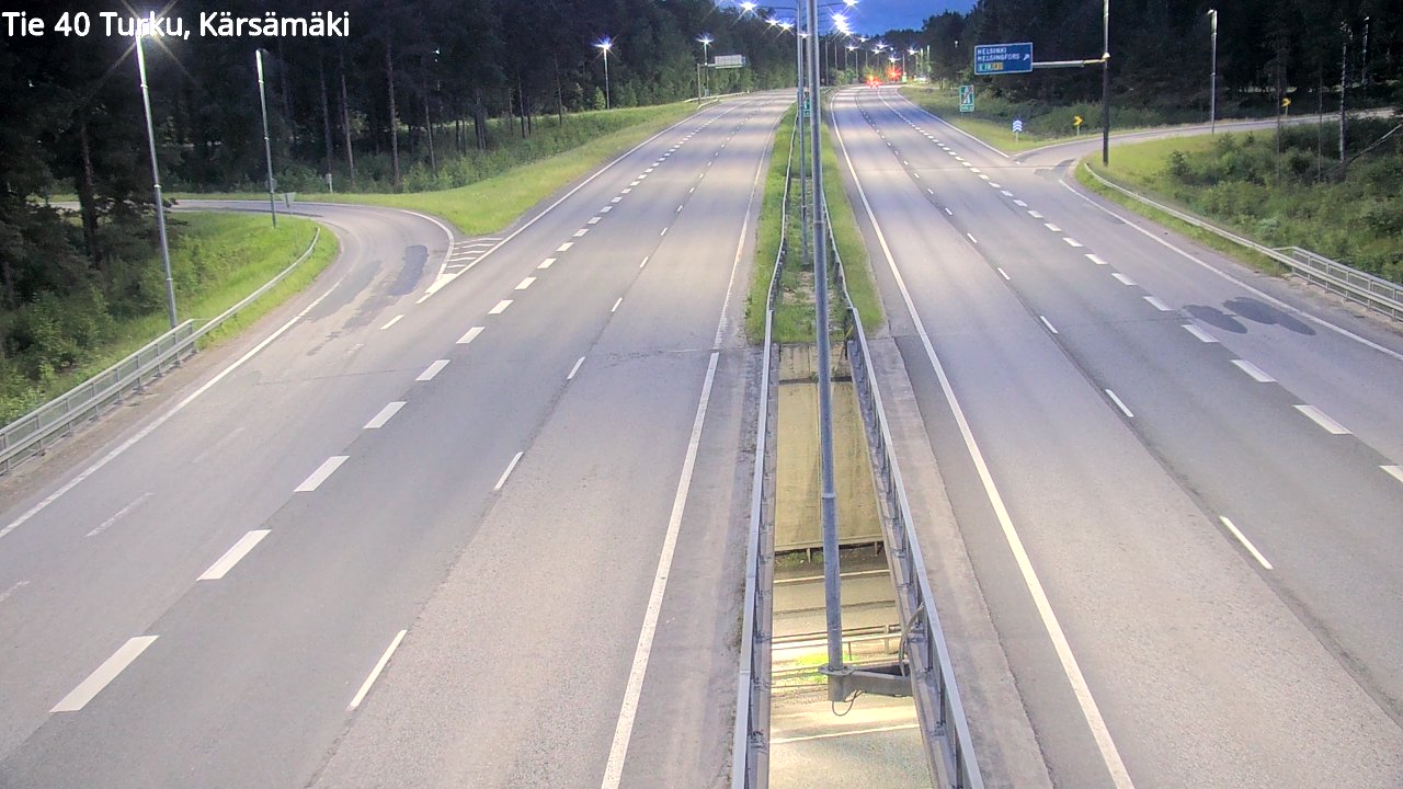 Weather Camera Image Road 40 Turku, Kärsämäki, Turku, Varsinais-Suomi