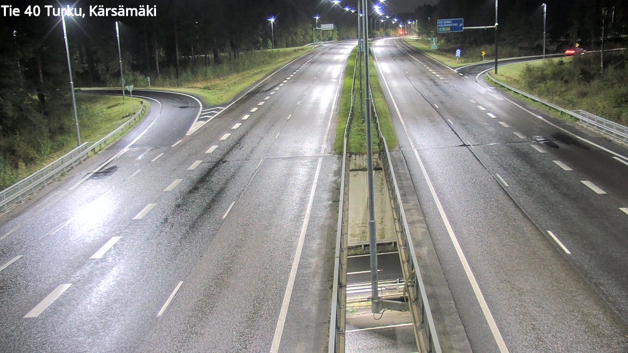 Weather Camera Image Väg 40 Åbo, Kärsämäki, Turku, Varsinais-Suomi