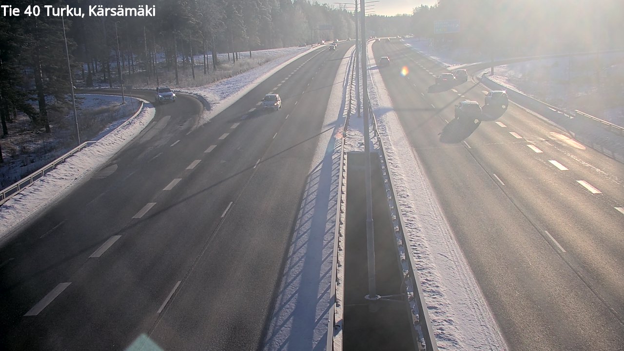 Weather Camera Image Road 40 Turku, Kärsämäki, Turku, Varsinais-Suomi