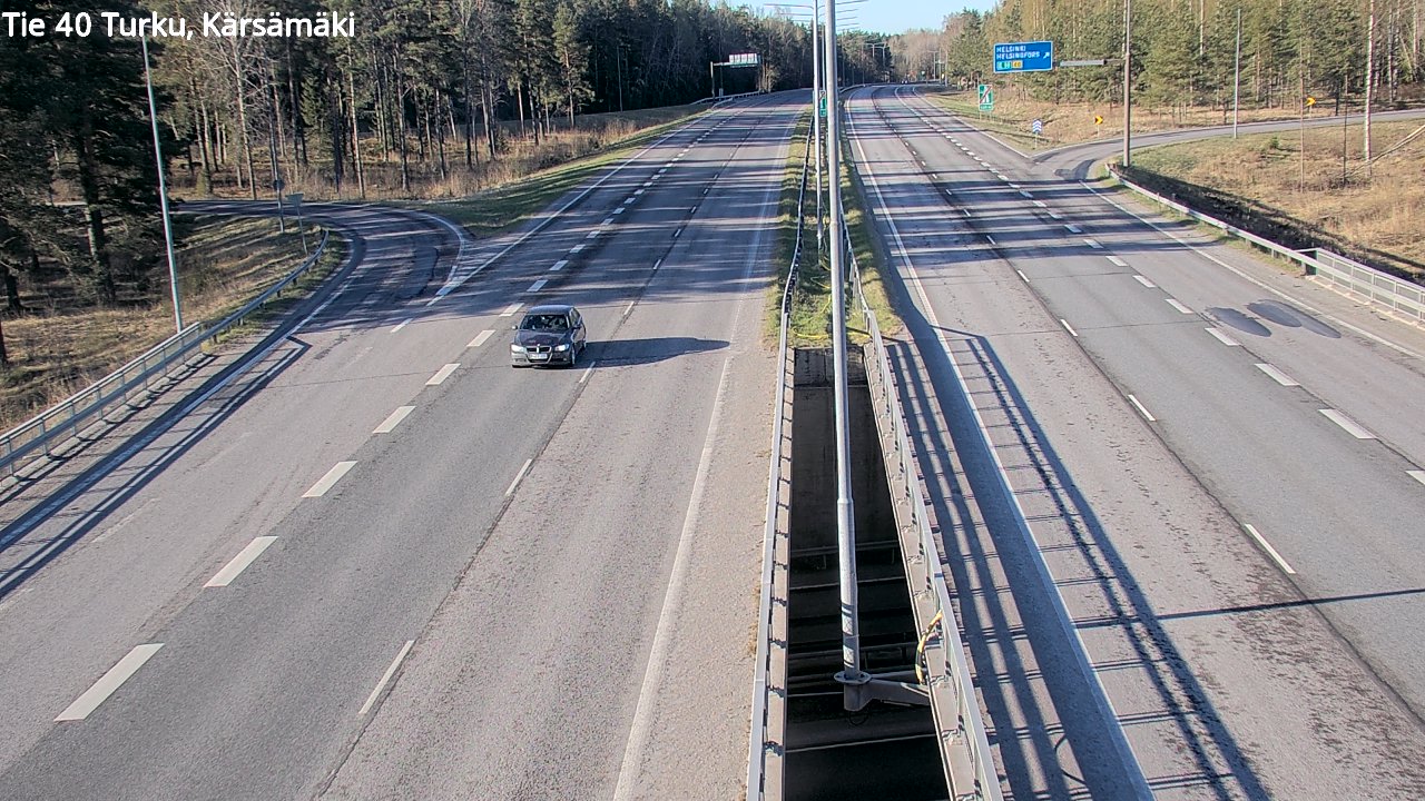 Weather Camera Image Road 40 Turku, Kärsämäki, Turku, Varsinais-Suomi