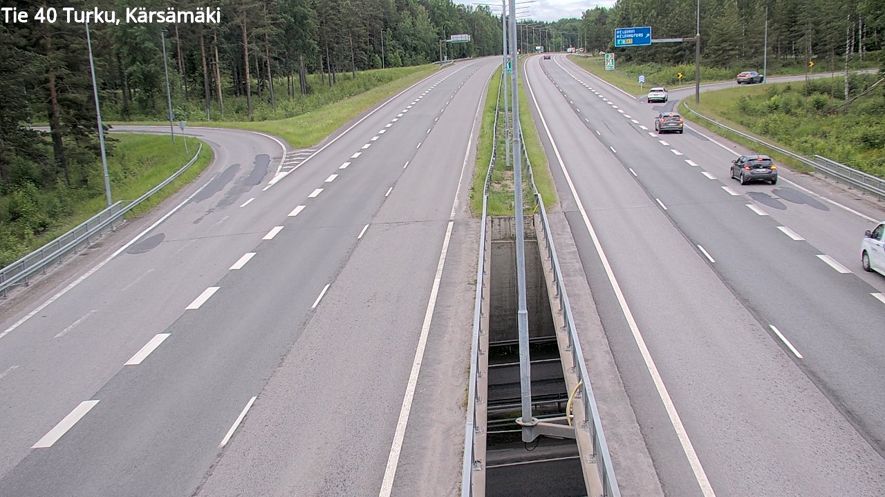 Weather Camera Image Road 40 Turku, Kärsämäki, Turku, Varsinais-Suomi