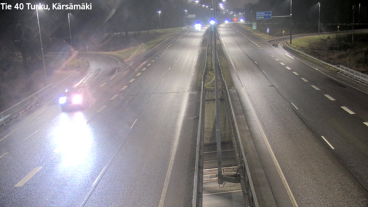 Weather Camera Image Väg 40 Åbo, Kärsämäki, Turku, Varsinais-Suomi