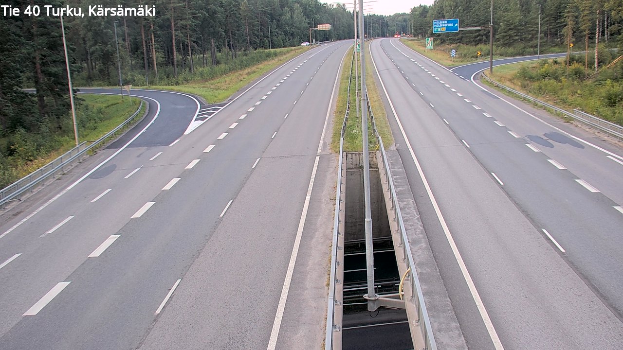 Weather Camera Image Road 40 Turku, Kärsämäki, Turku, Varsinais-Suomi