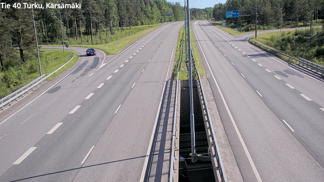 Weather Camera Image Road 40 Turku, Kärsämäki, Turku, Varsinais-Suomi