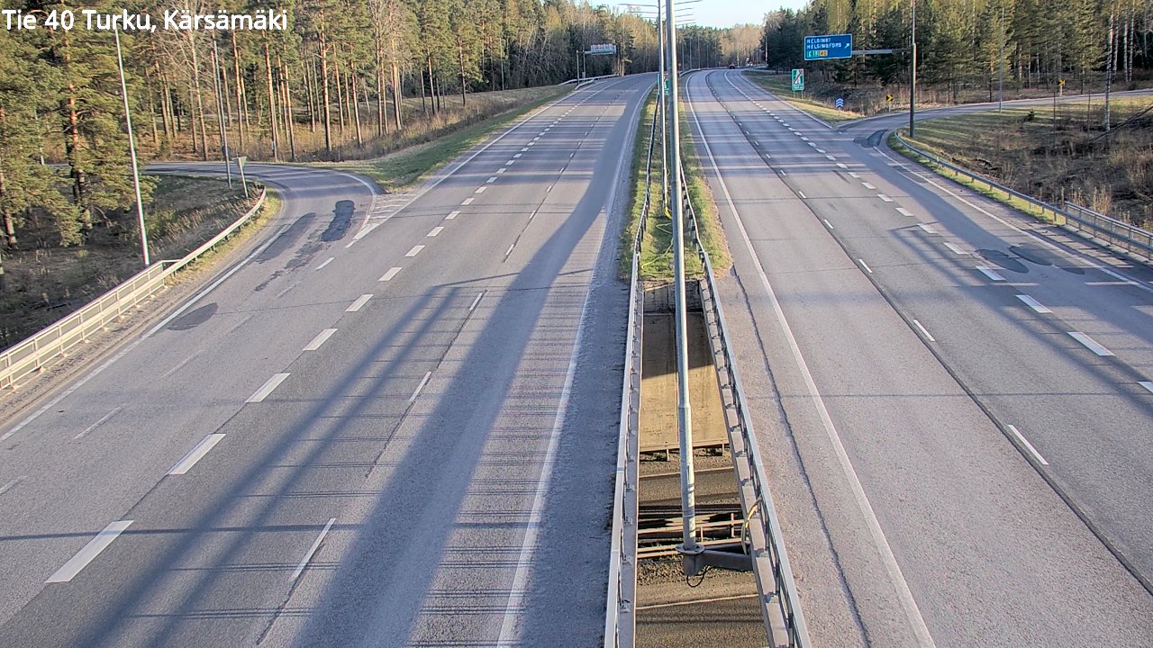 Weather Camera Image Road 40 Turku, Kärsämäki, Turku, Varsinais-Suomi