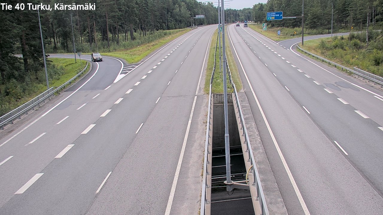 Weather Camera Image Road 40 Turku, Kärsämäki, Turku, Varsinais-Suomi