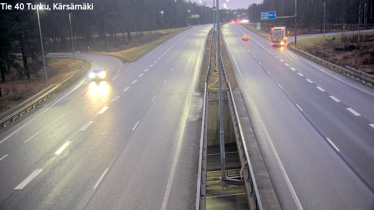 Weather Camera Image Väg 40 Åbo, Kärsämäki, Turku, Varsinais-Suomi