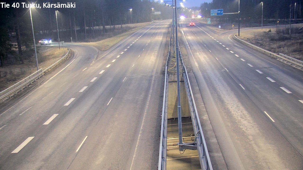 Weather Camera Image Road 40 Turku, Kärsämäki, Turku, Varsinais-Suomi