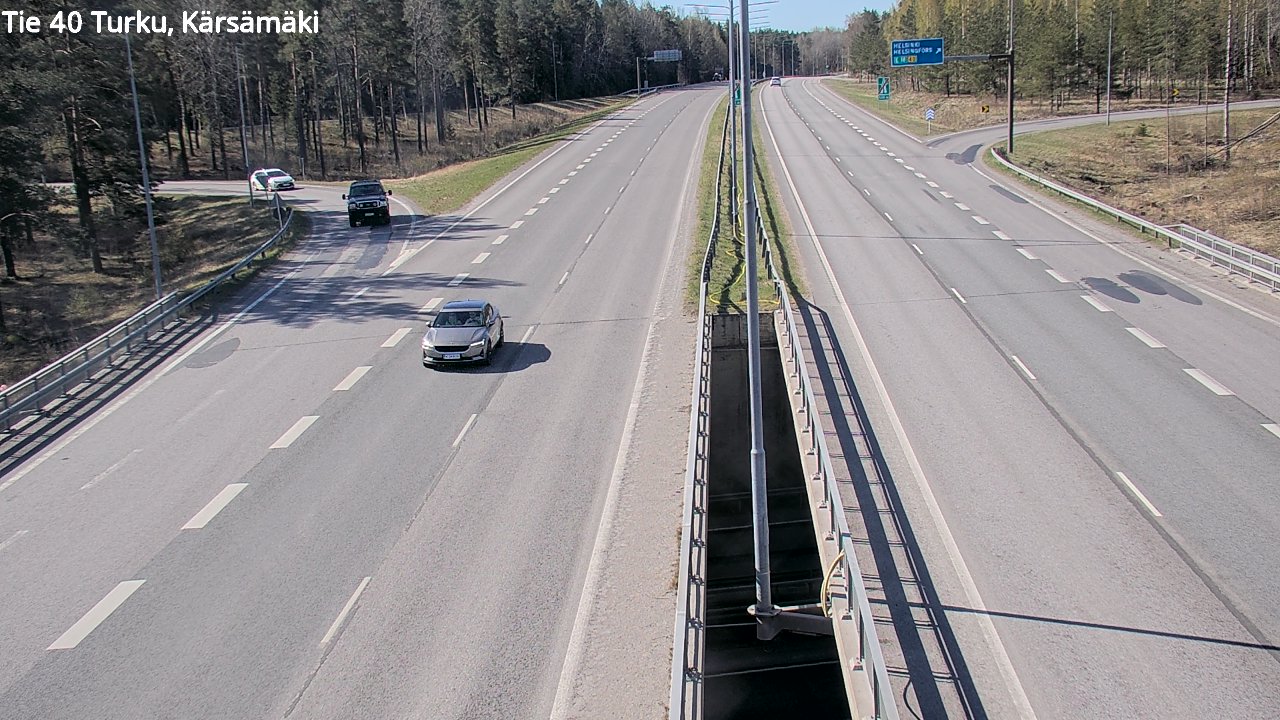Weather Camera Image Road 40 Turku, Kärsämäki, Turku, Varsinais-Suomi