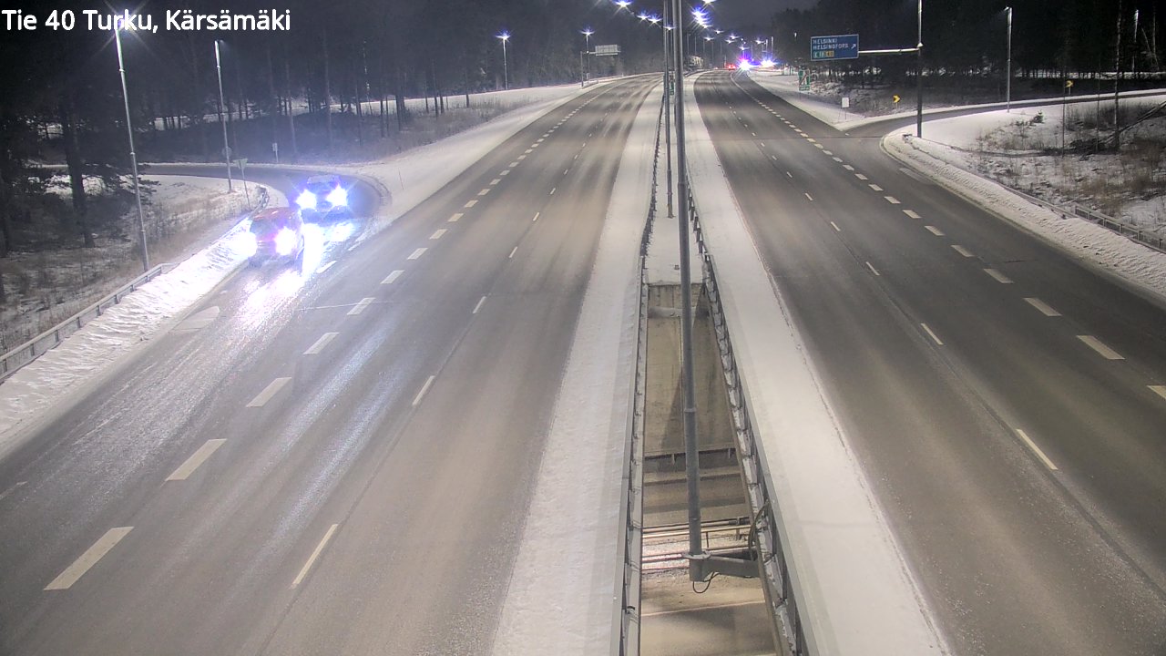 Weather Camera Image Road 40 Turku, Kärsämäki, Turku, Varsinais-Suomi