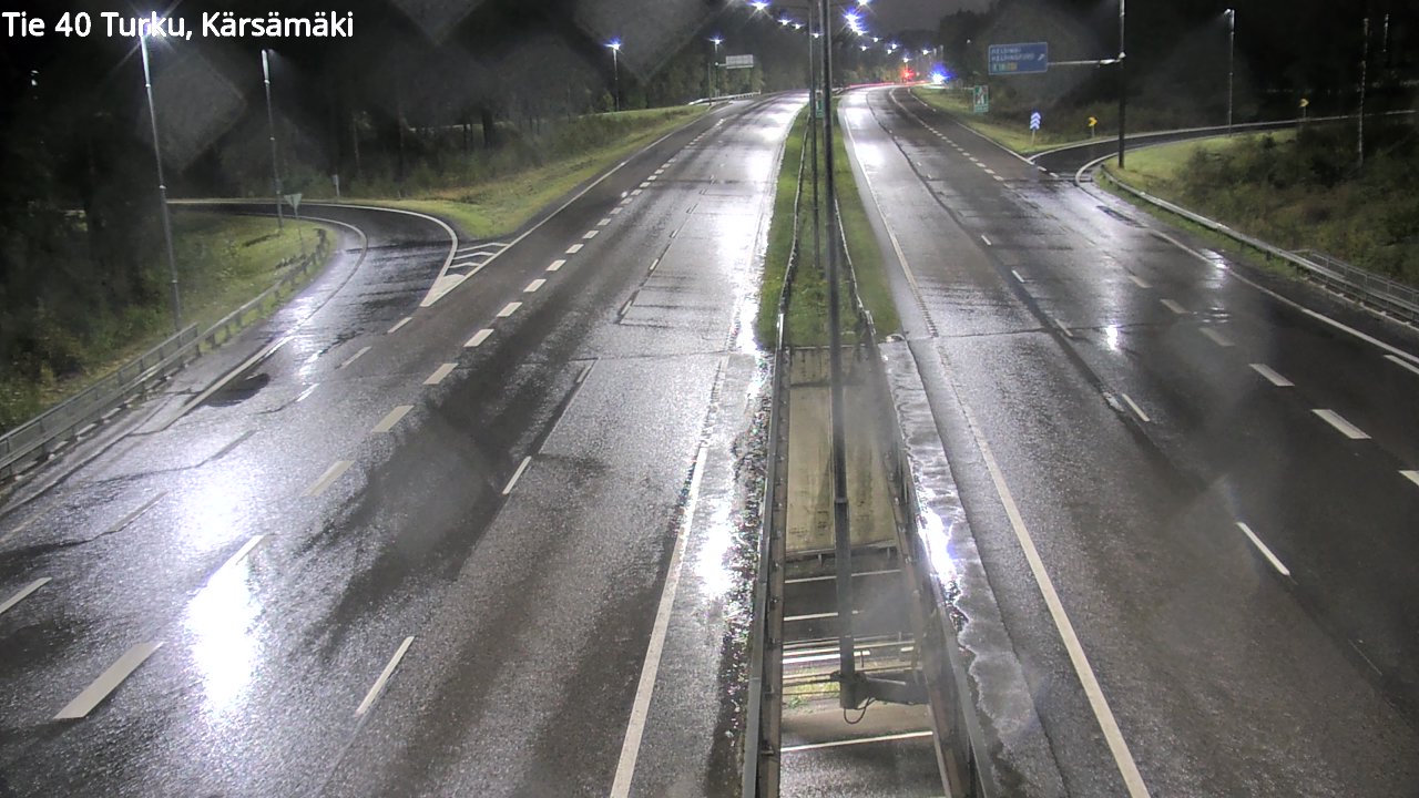 Weather Camera Image Väg 40 Åbo, Kärsämäki, Turku, Varsinais-Suomi