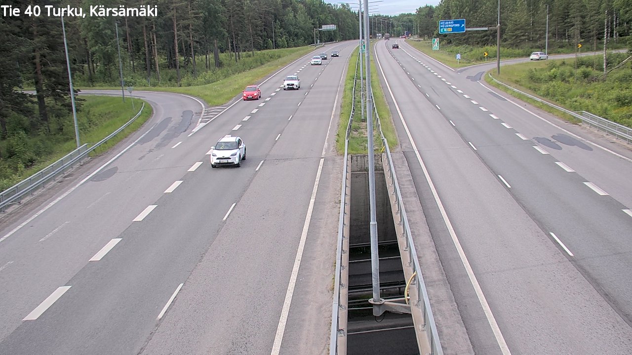 Weather Camera Image Road 40 Turku, Kärsämäki, Turku, Varsinais-Suomi