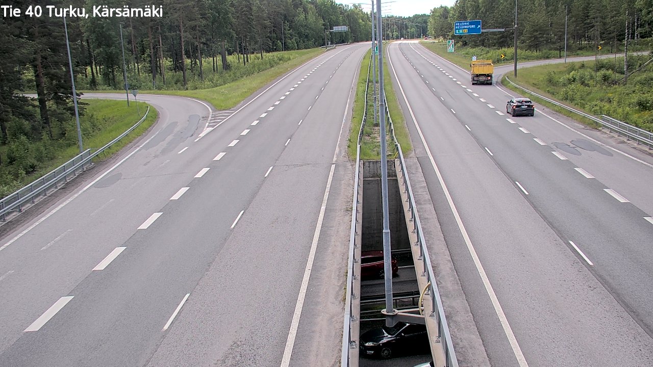 Weather Camera Image Road 40 Turku, Kärsämäki, Turku, Varsinais-Suomi