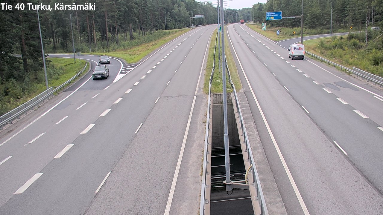 Weather Camera Image Road 40 Turku, Kärsämäki, Turku, Varsinais-Suomi