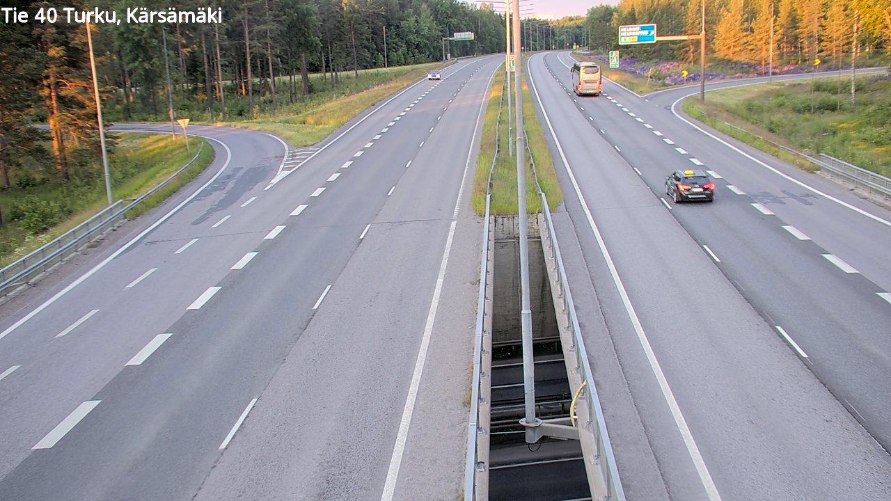 Weather Camera Image Road 40 Turku, Kärsämäki, Turku, Varsinais-Suomi