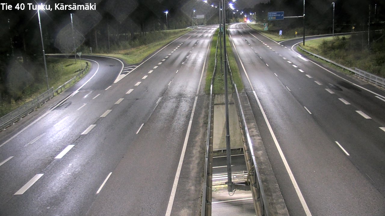 Weather Camera Image Väg 40 Åbo, Kärsämäki, Turku, Varsinais-Suomi