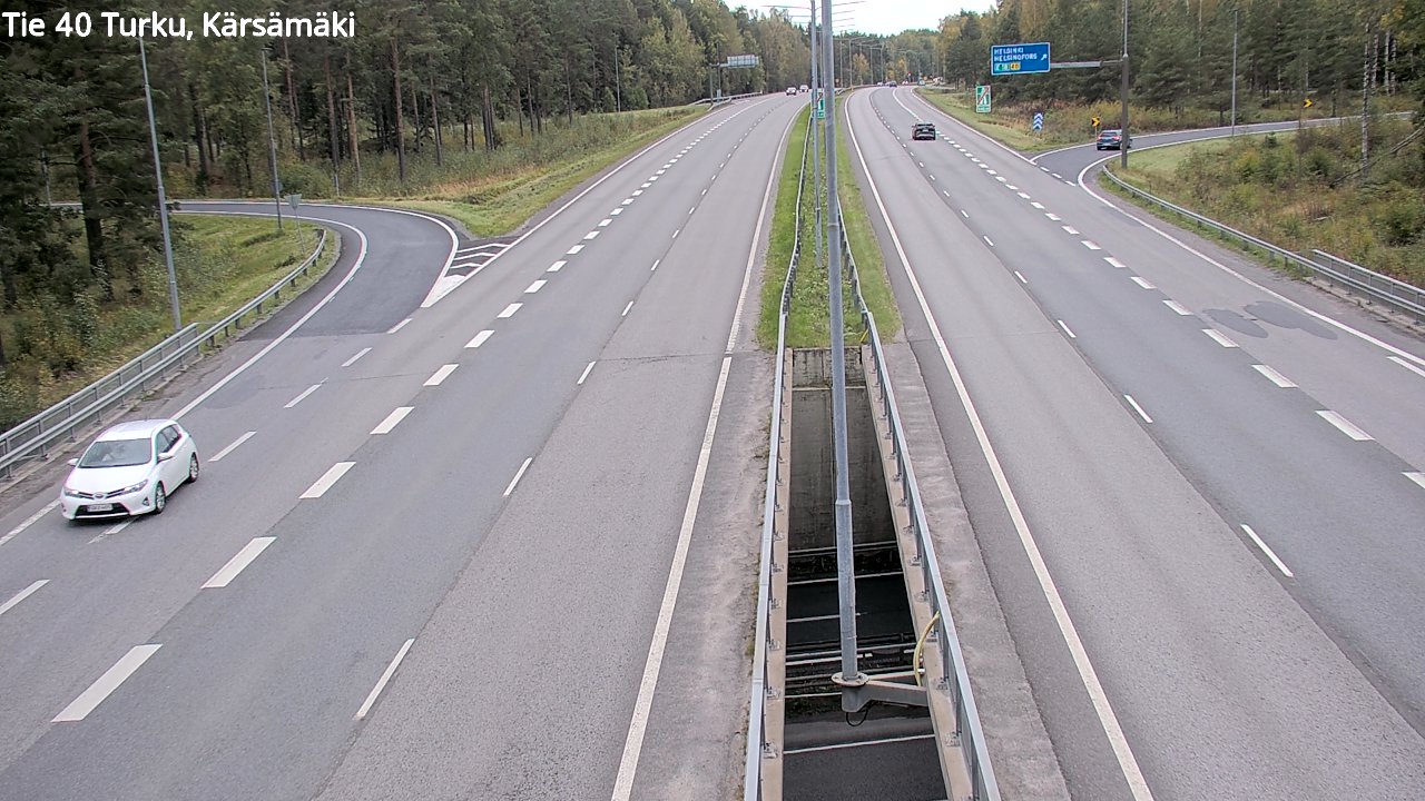 Weather Camera Image Väg 40 Åbo, Kärsämäki, Turku, Varsinais-Suomi