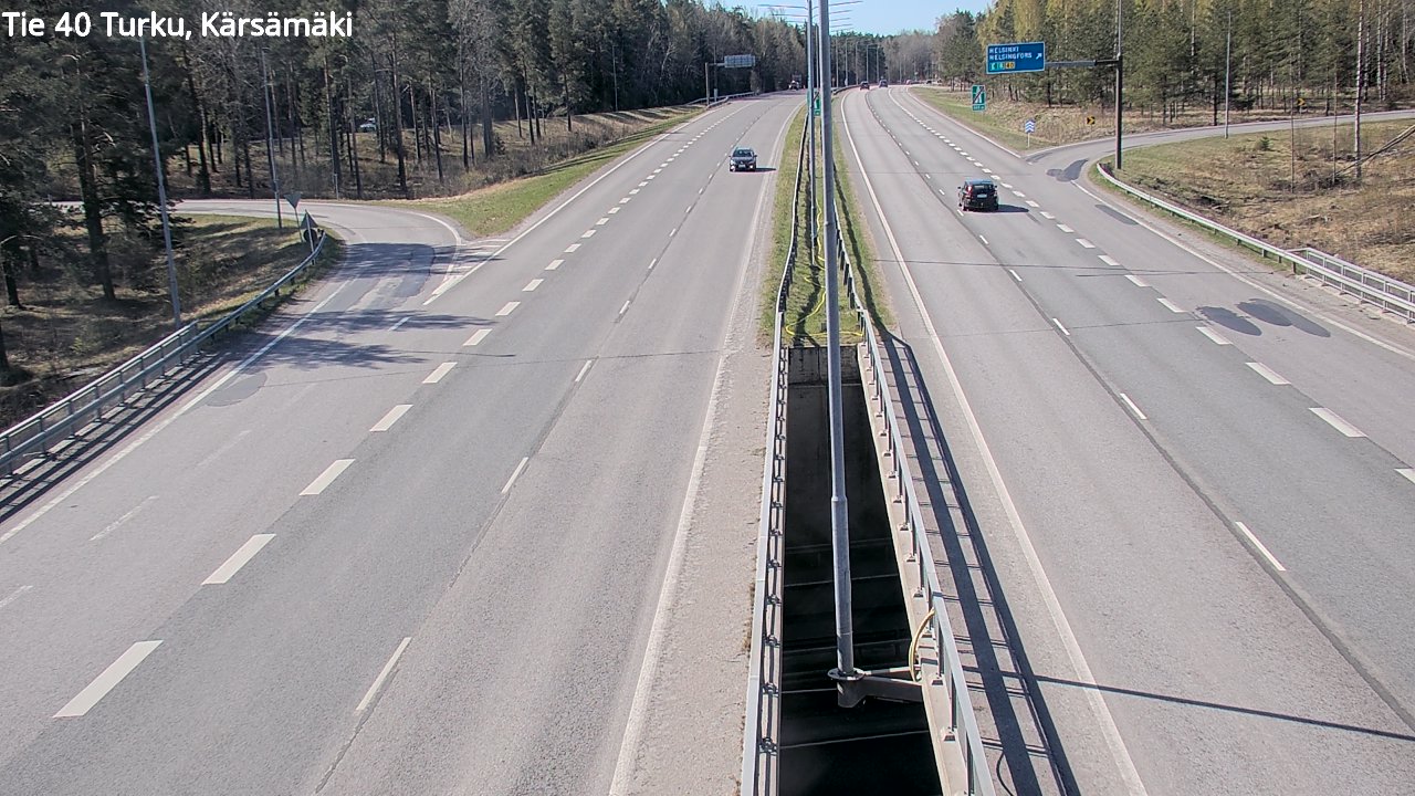 Weather Camera Image Road 40 Turku, Kärsämäki, Turku, Varsinais-Suomi