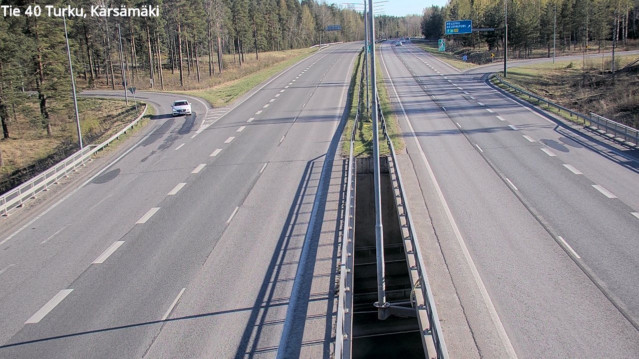 Weather Camera Image Road 40 Turku, Kärsämäki, Turku, Varsinais-Suomi