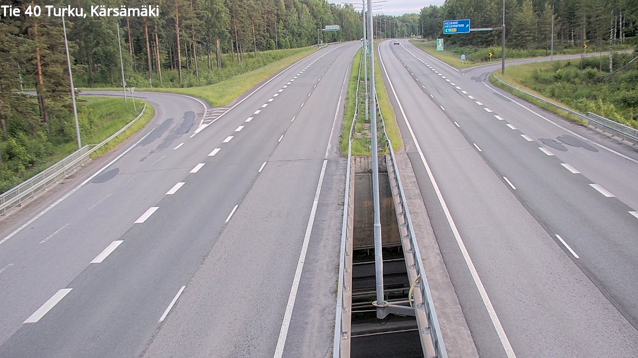 Weather Camera Image Road 40 Turku, Kärsämäki, Turku, Varsinais-Suomi