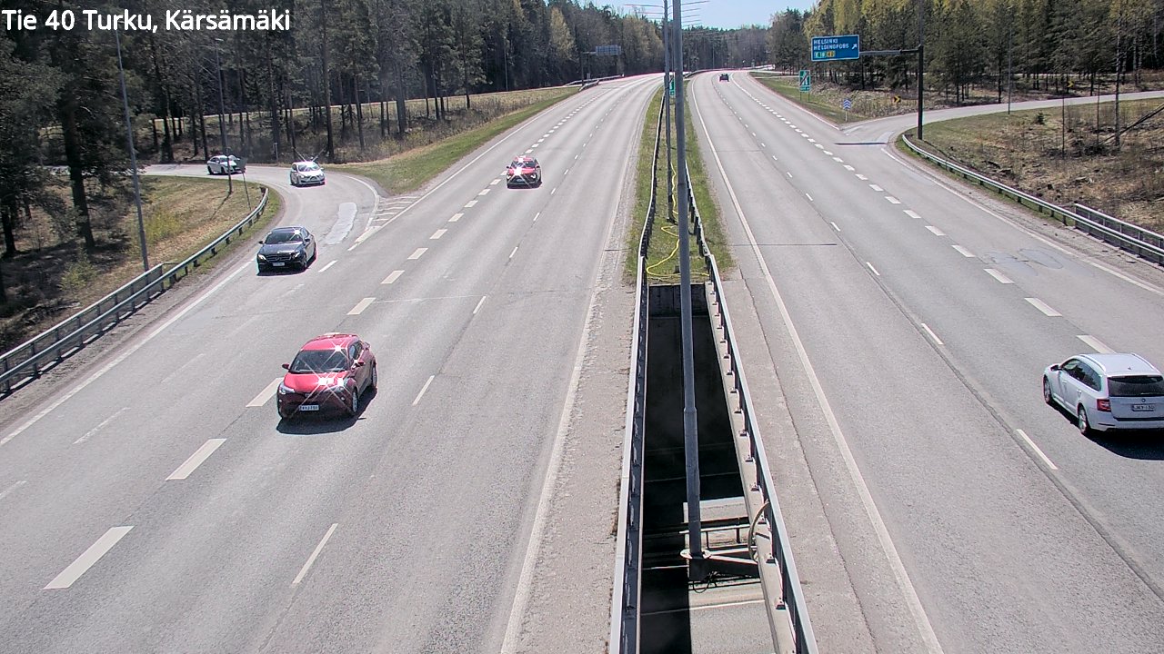 Weather Camera Image Road 40 Turku, Kärsämäki, Turku, Varsinais-Suomi