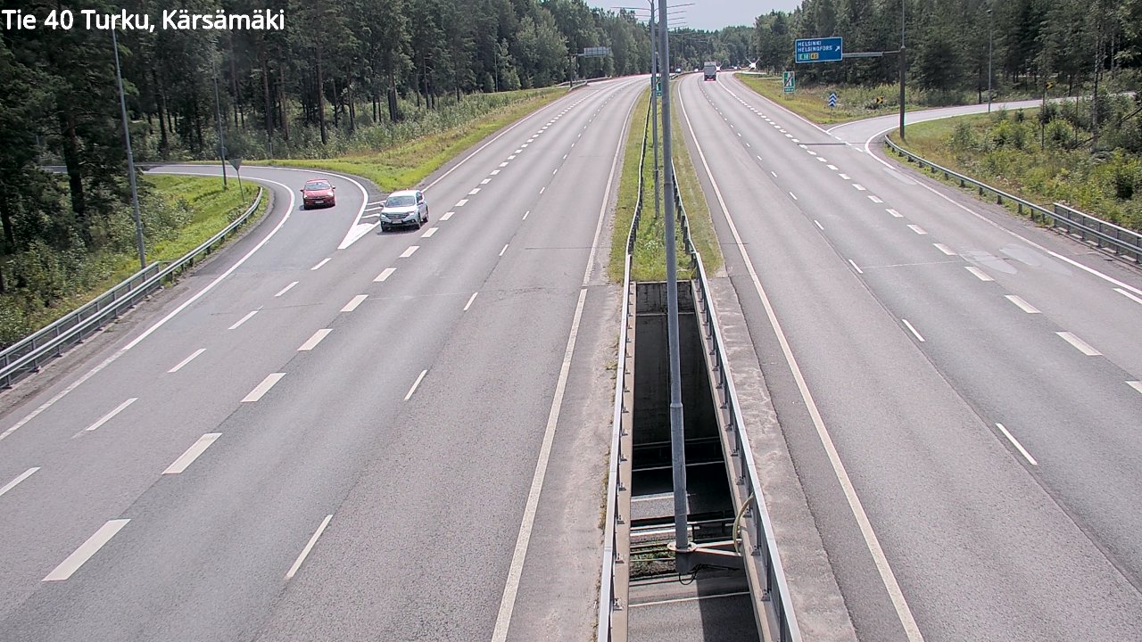 Weather Camera Image Road 40 Turku, Kärsämäki, Turku, Varsinais-Suomi