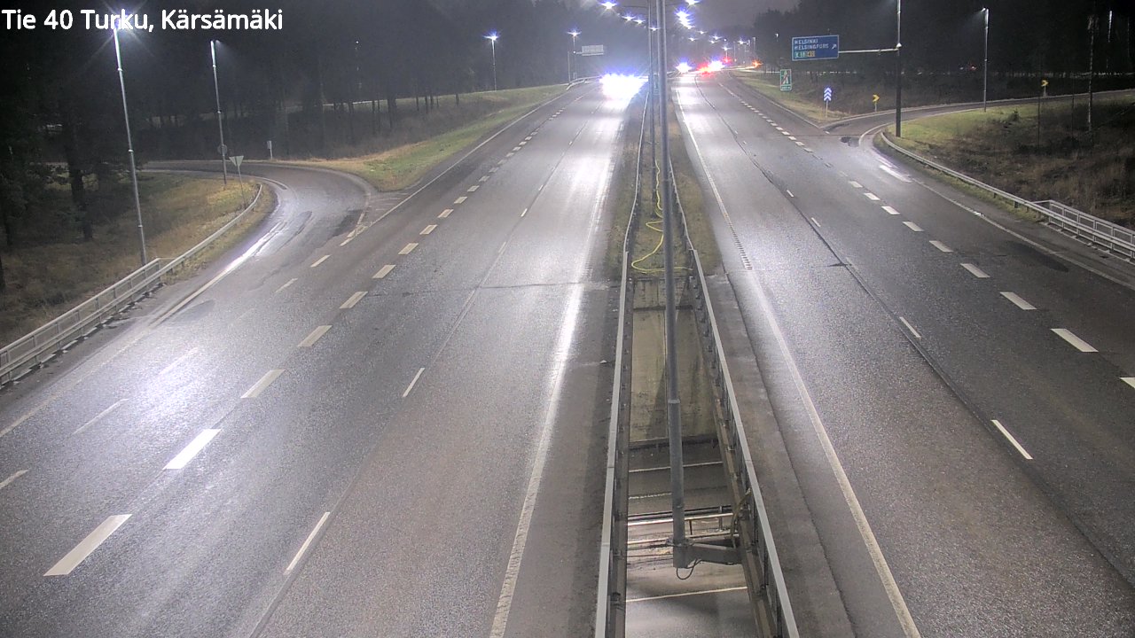 Weather Camera Image Väg 40 Åbo, Kärsämäki, Turku, Varsinais-Suomi