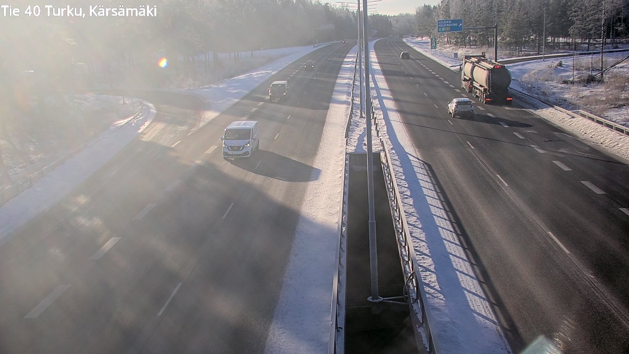 Weather Camera Image Road 40 Turku, Kärsämäki, Turku, Varsinais-Suomi